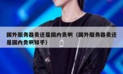 国外服务器贵还是国内贵啊（国外服务器贵还是国内贵啊知乎）