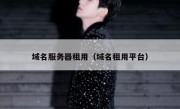域名服务器租用（域名租用平台）