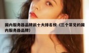 国内服务器品牌前十大排名榜（三个常见的国内服务器品牌）