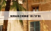 如何玩自己的肠道（肛门扩张）