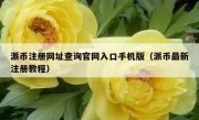 派币注册网址查询官网入口手机版（派币最新注册教程）