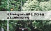 华为instagram注册教程（华为手机怎么注册instagram）
