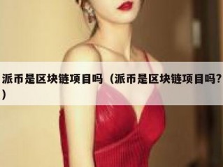 派币是区块链项目吗（派币是区块链项目吗?）