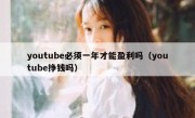 youtube必须一年才能盈利吗（youtube挣钱吗）