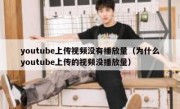 youtube上传视频没有播放量（为什么youtube上传的视频没播放量）