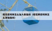 樱花密码锁怎么加入新指纹（樱花牌密码锁怎么添加指纹）