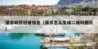 派币如何创建钱包（派币怎么生成二维码图片）