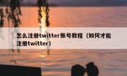 怎么注册twitter账号教程（如何才能注册twitter）