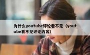 为什么youtube评论看不见（youtube看不见评论内容）