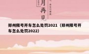郑州限号开车怎么处罚2021（郑州限号开车怎么处罚2022）