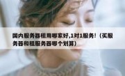 国内服务器租用哪家好,1对1服务!（买服务器和租服务器哪个划算）