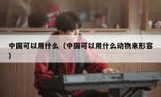 中国可以用什么（中国可以用什么动物来形容）