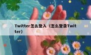 Twitter怎么登入（怎么登录Twitter）