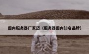 国内服务器厂家迈（服务器国内知名品牌）