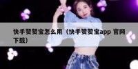 快手赞赞宝怎么用（快手赞赞宝app 官网下载）