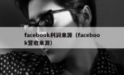 facebook利润来源（facebook营收来源）
