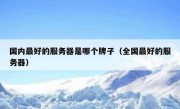 国内最好的服务器是哪个牌子（全国最好的服务器）