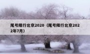尾号限行北京2020（尾号限行北京2022年7月）