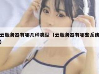 云服务器有哪几种类型（云服务器有哪些系统）