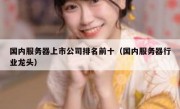 国内服务器上市公司排名前十（国内服务器行业龙头）