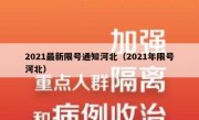 2021最新限号通知河北（2021年限号河北）