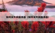 如何买外网服务器（如何买外网服务器）
