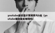 youtube播放量计算规则与b站（youtube播放量能赚钱吗）