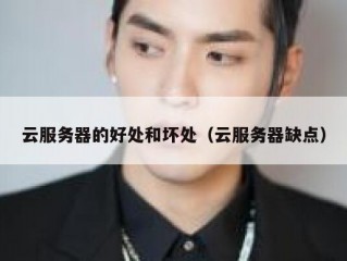 云服务器的好处和坏处（云服务器缺点）