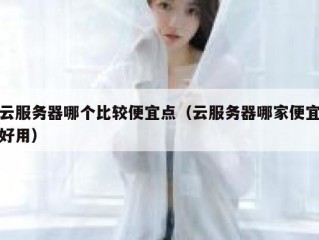 云服务器哪个比较便宜点（云服务器哪家便宜好用）