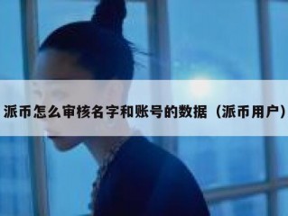 派币怎么审核名字和账号的数据（派币用户）