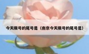 今天限号的尾号是（南京今天限号的尾号是）