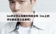 ins评论可以发图片吗安全吗（ins上的评论都能显示出来吗）