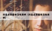 抖音点赞器有没有用啊（抖音点赞器有没有用啊）