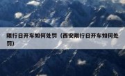 限行日开车如何处罚（西安限行日开车如何处罚）