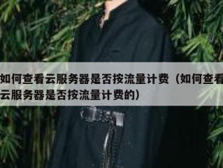 如何查看云服务器是否按流量计费（如何查看云服务器是否按流量计费的）