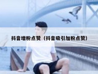 抖音增粉点赞（抖音吸引加粉点赞）