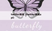 twitter购买（twitter购买api）