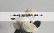 tiktok培训割韭菜吗（tiktok 待遇）