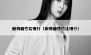 服务器性能排行（服务器性价比排行）