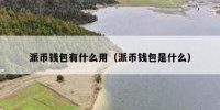 派币钱包有什么用（派币钱包是什么）