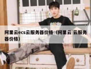 阿里云ecs云服务器价格（阿里云 云服务器价格）