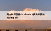 国内如何使用facebook（国内如何使用bing ai）