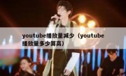 youtube播放量减少（youtube播放量多少算高）