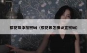 樱花锁添加密码（樱花锁怎样设置密码）