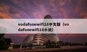 vodafonewifi18中文版（vodafonewifi18小说）