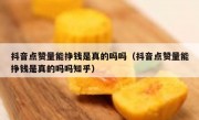 抖音点赞量能挣钱是真的吗吗（抖音点赞量能挣钱是真的吗吗知乎）