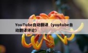 YouTube自动翻译（youtube自动翻译评论）