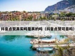 抖音点赞真实吗是真的吗(抖音点赞可靠吗)