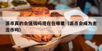 派币真的会值钱吗现在在哪里（派币会成为主流币吗）