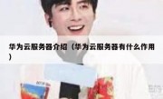 华为云服务器介绍（华为云服务器有什么作用）